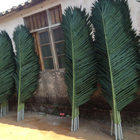 屋外の装飾のためのカスタマイズされた大きい8mの高さの人工的なカナリア色の藻のココヤシの木の木