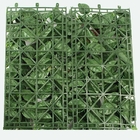 SGSののどの緑の壁パネルの高密度ポリエチレンの人工的な装飾刈り込み法の両掛け