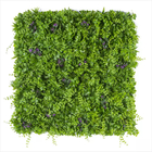 ポリエチレンの人工的な垂直緑の壁の植物は日曜日の証拠500mmにパネルをはめる