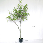 150cmの人工的な盆栽の植物、擬似鉢植えな植物の屋内実質の接触緑の葉