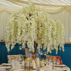 1mのプラスチック絹の布の結婚式のための人工的な花の木
