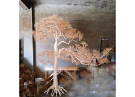 1mの屋内人工的な松の木庭のためののどの盆栽の木
