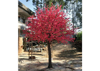 木製の人工的な花の木、1mの結婚の擬似ピンクの花の木