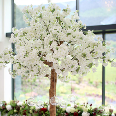 OEM 1.5mののどの花の木、寿命5年のの人工的な白い桜の木